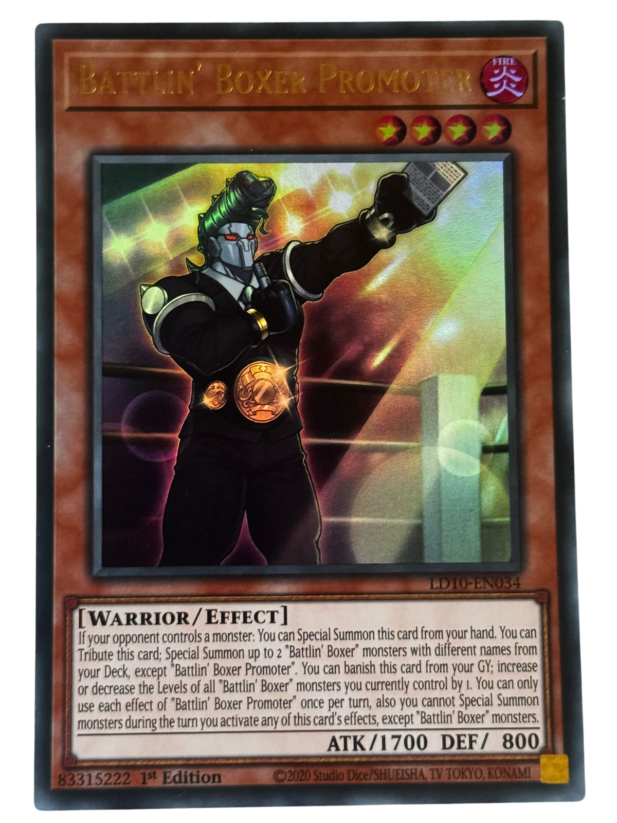Battlin’ Boxer Promoter LD10-EN034