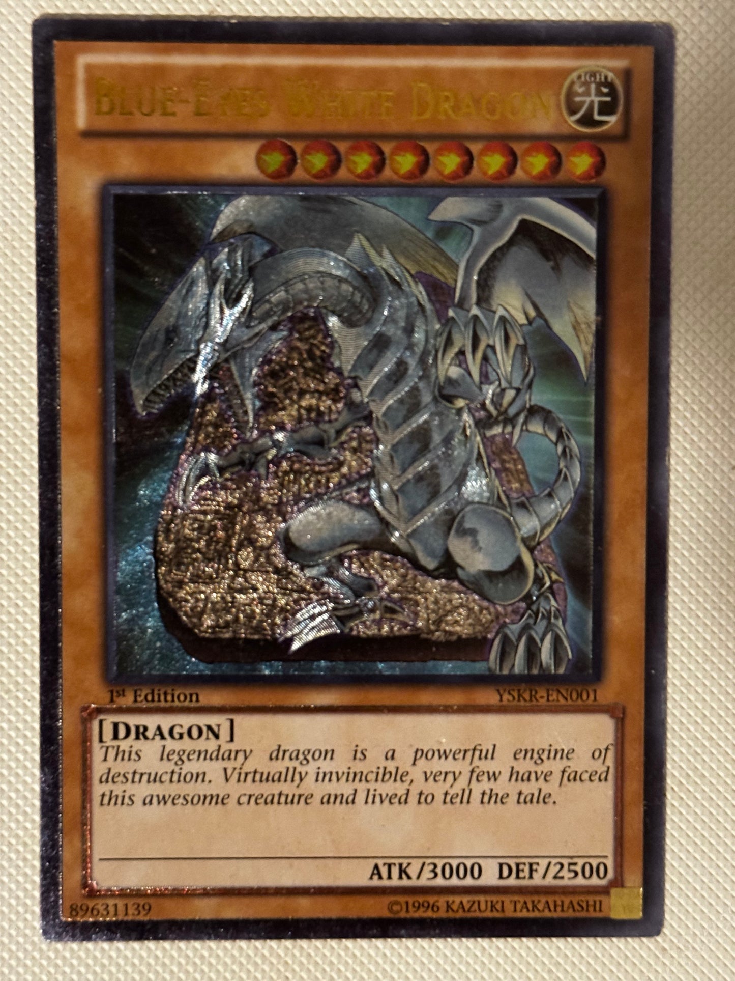 Blue-Eyes White Dragon YSKR-EN001(Read Description)