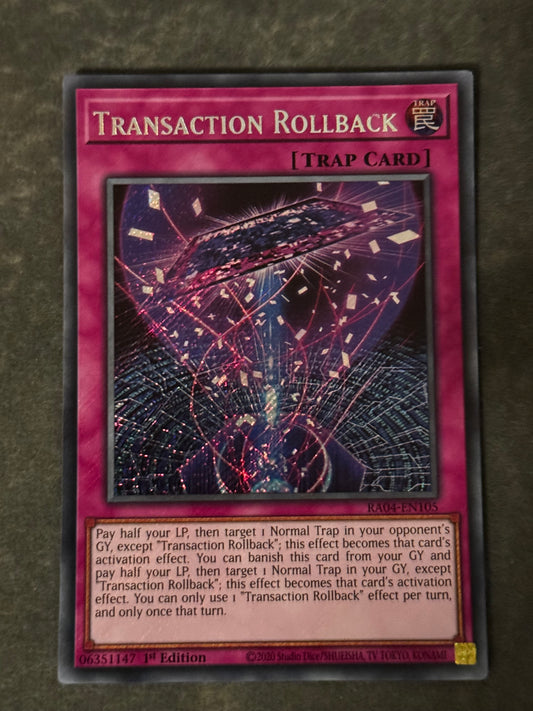 Transaction Rollback RA04-EN105