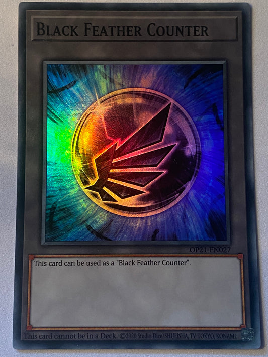 Black Feather Token OP21-EN027