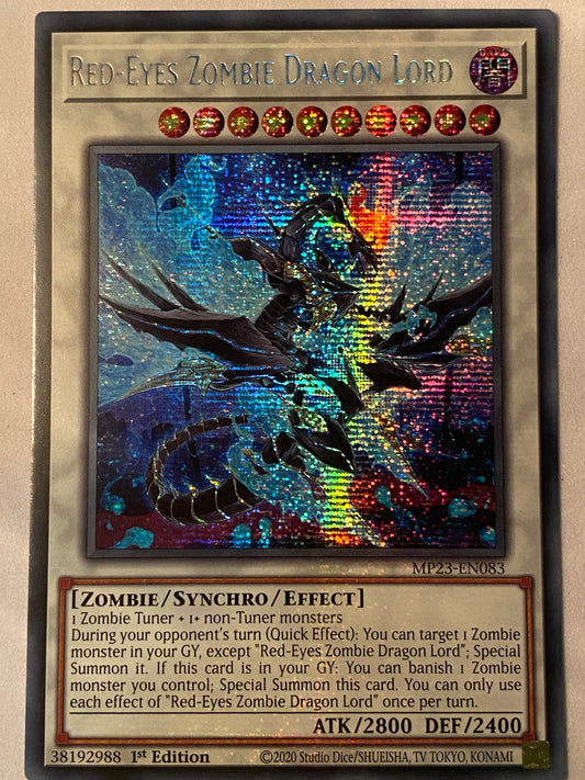 Red-Eyes Zombie Dragon Lord MP23-EN083
