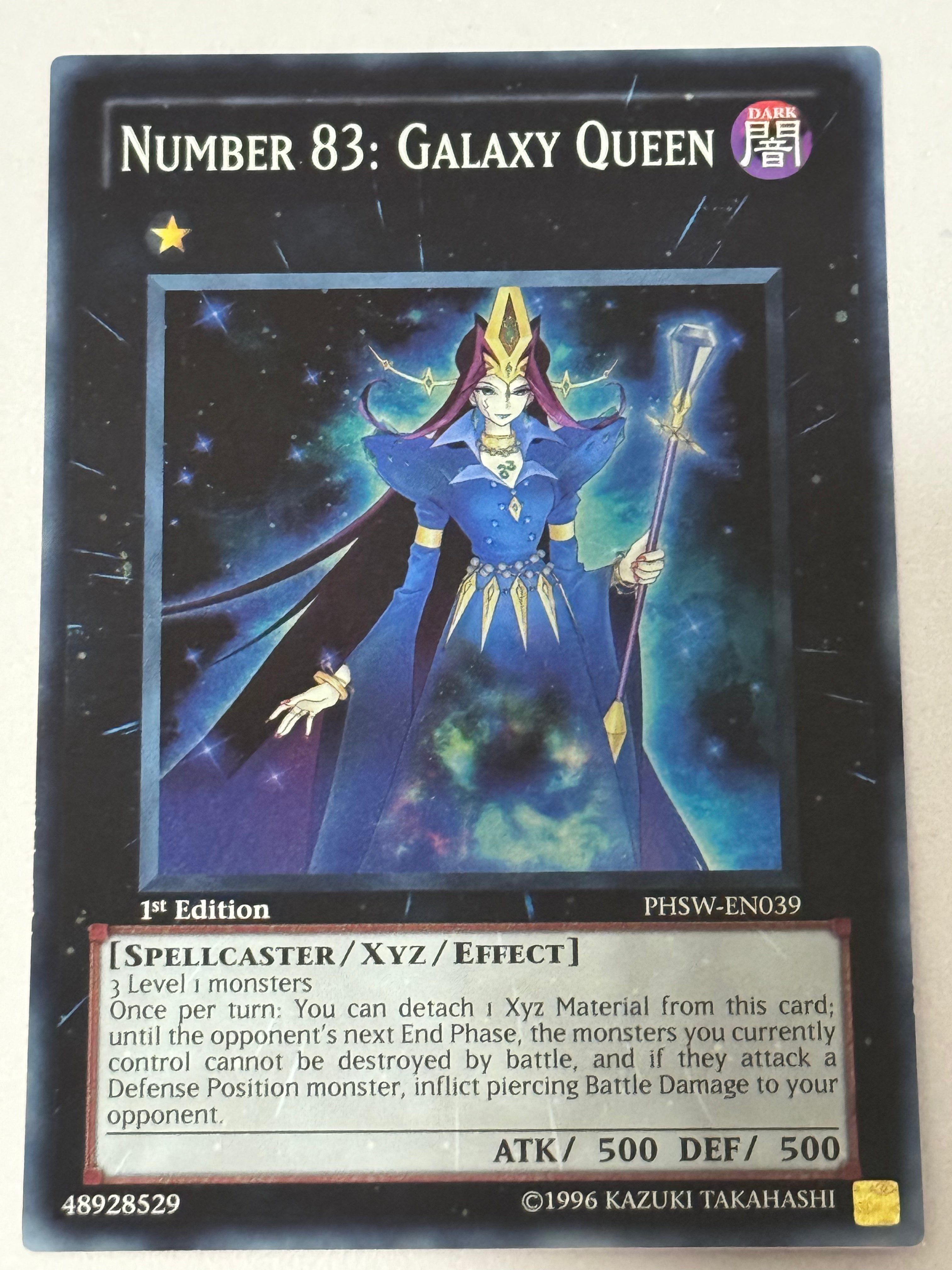 Yu-Gi-Oh Trading Card Number 83: Galaxy Queen [PHSW-EN039] Super