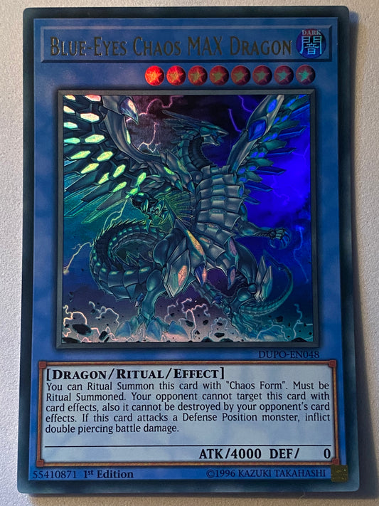 Blue-Eyes Chaos Max Dragon DUPO-EN048