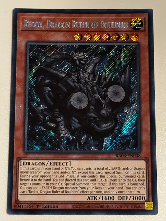Redox Dragon Ruler Of Boulders RA03-EN008