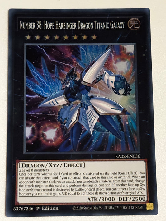 Number 38: Hope Harbinger Dragon Titanic Galaxy RA02-EN036