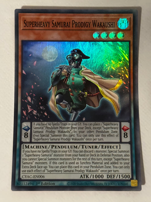 Superheavy Samurai Prodigy Wakaushi CYAC-EN006