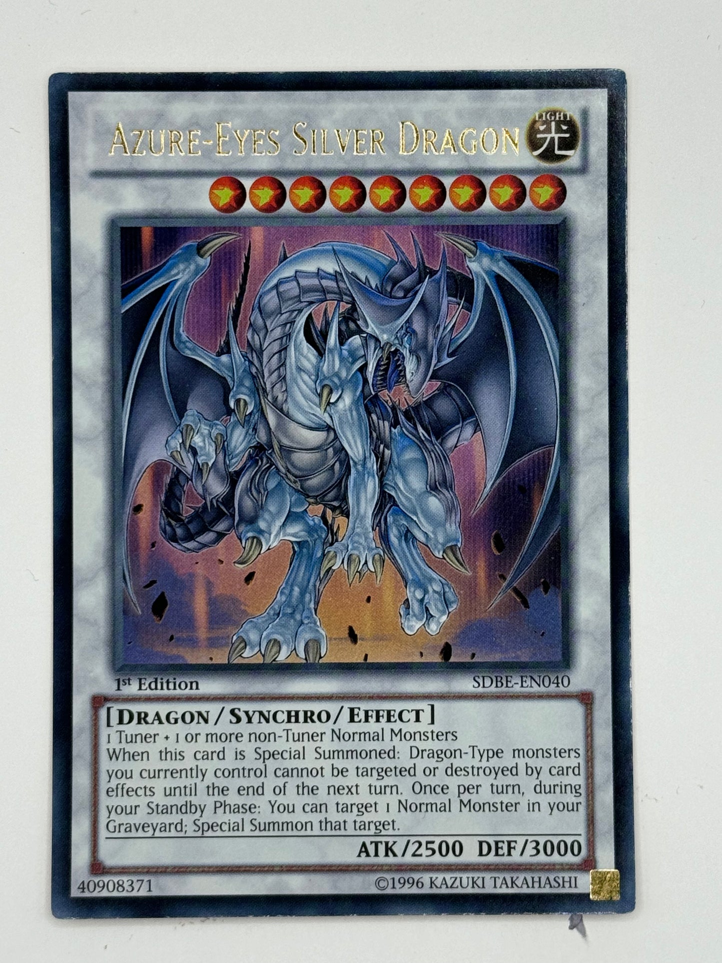 Azure-Eyes Silver Dragon SDBE-EN040