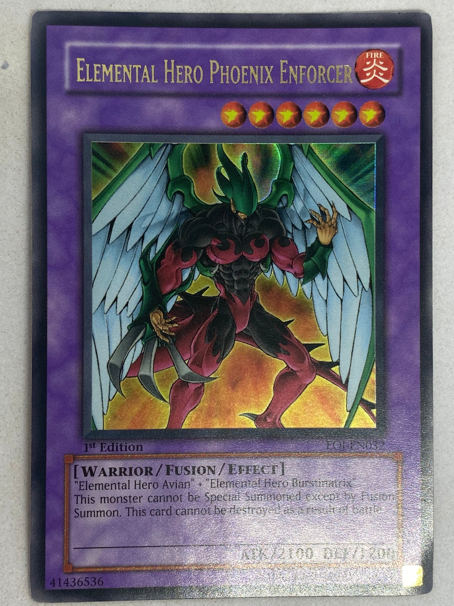 Elemental HERO Phoenix Enforcer EOJ-EN032 – Genesis TCG