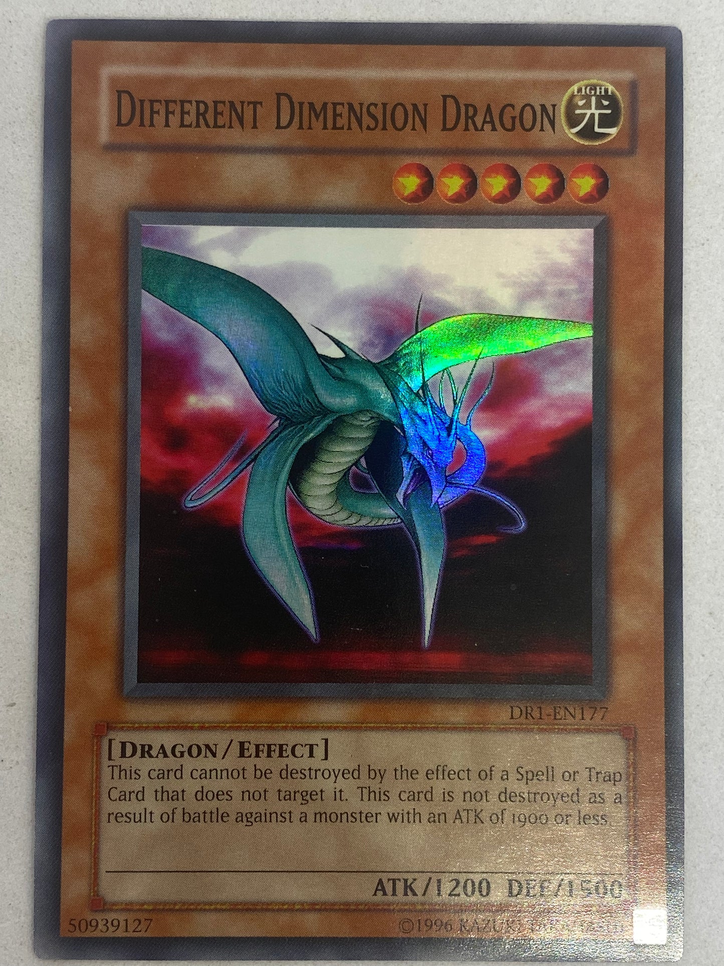 Different Dimension Dragon DR1-EN177