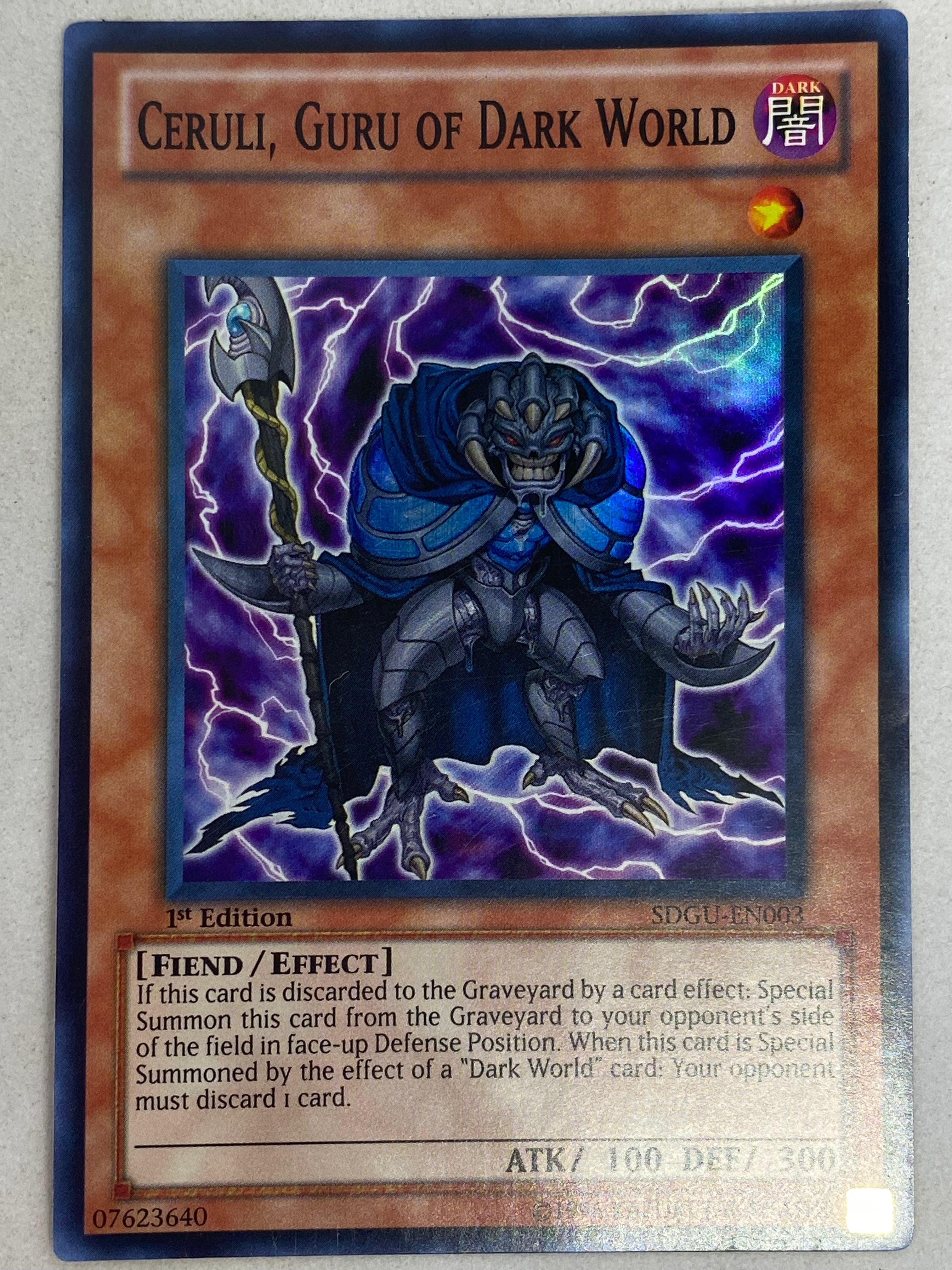 Ceruli, Guru Of Dark World SDGU-EN003 – Genesis TCG
