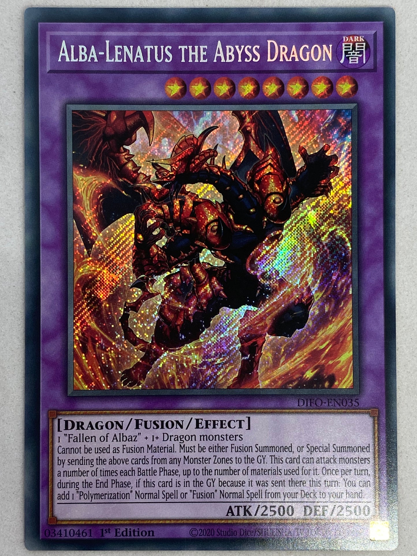 Alba-Lenatus The Abyss Dragon DIFO-EN035