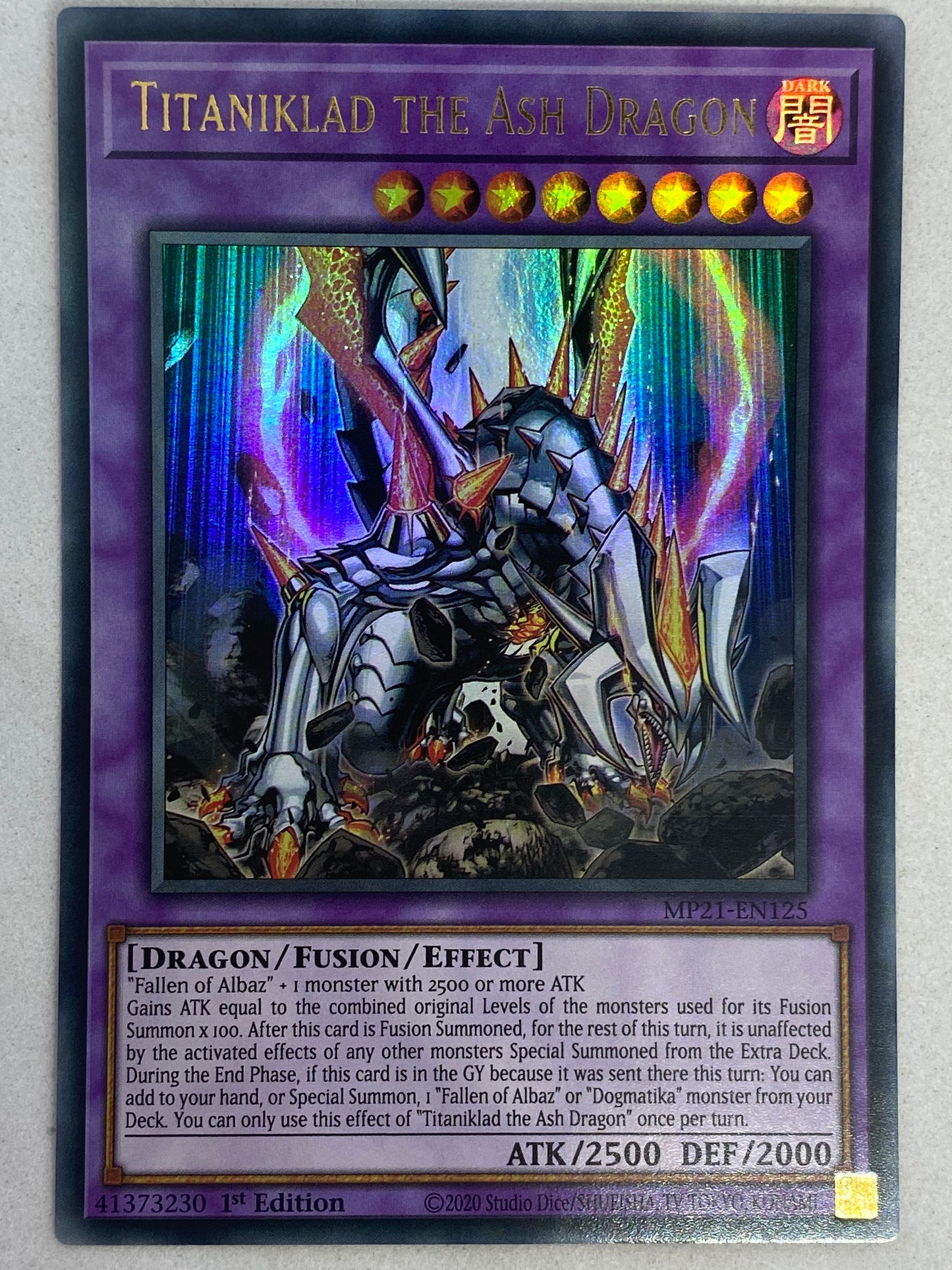 Titaniklad The Ash Dragon MP21-EN125