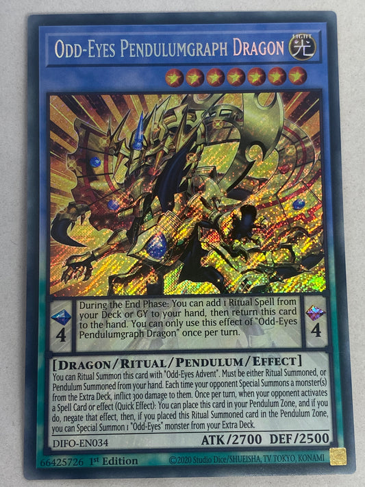 Odd-Eyes Pendulumgraph Dragon DIFO-EN034