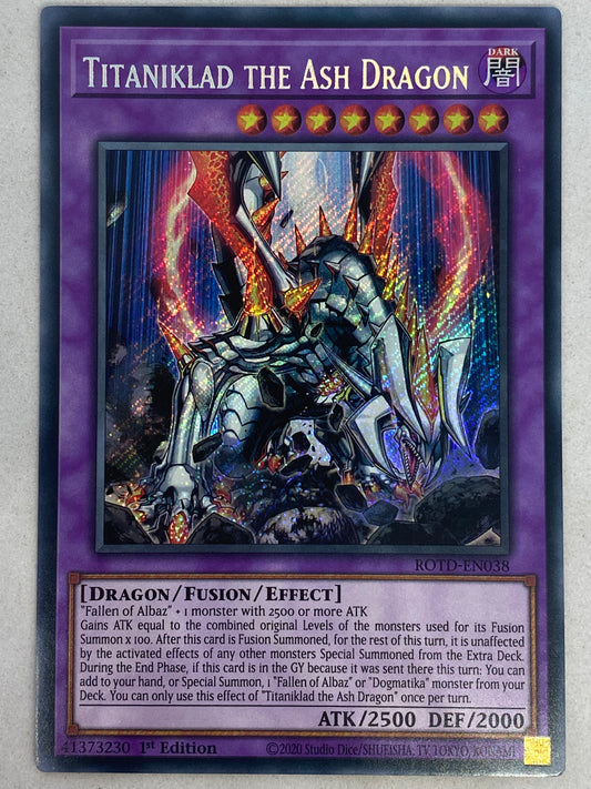 Titaniklad The Ash Dragon ROTD-EN038