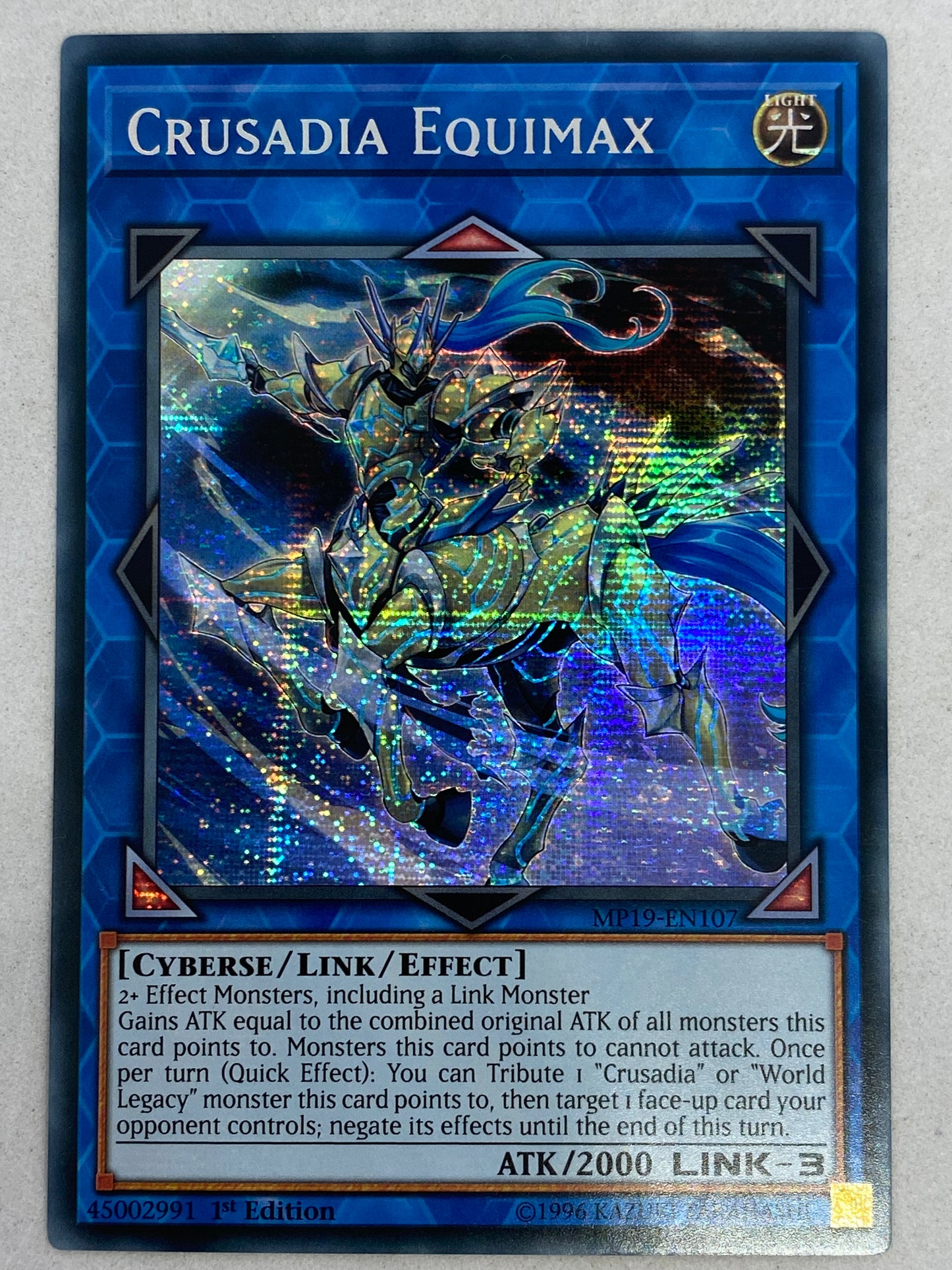 crusadia link monsters Crusadia Equimax MP19-EN107 – Genesis TCG