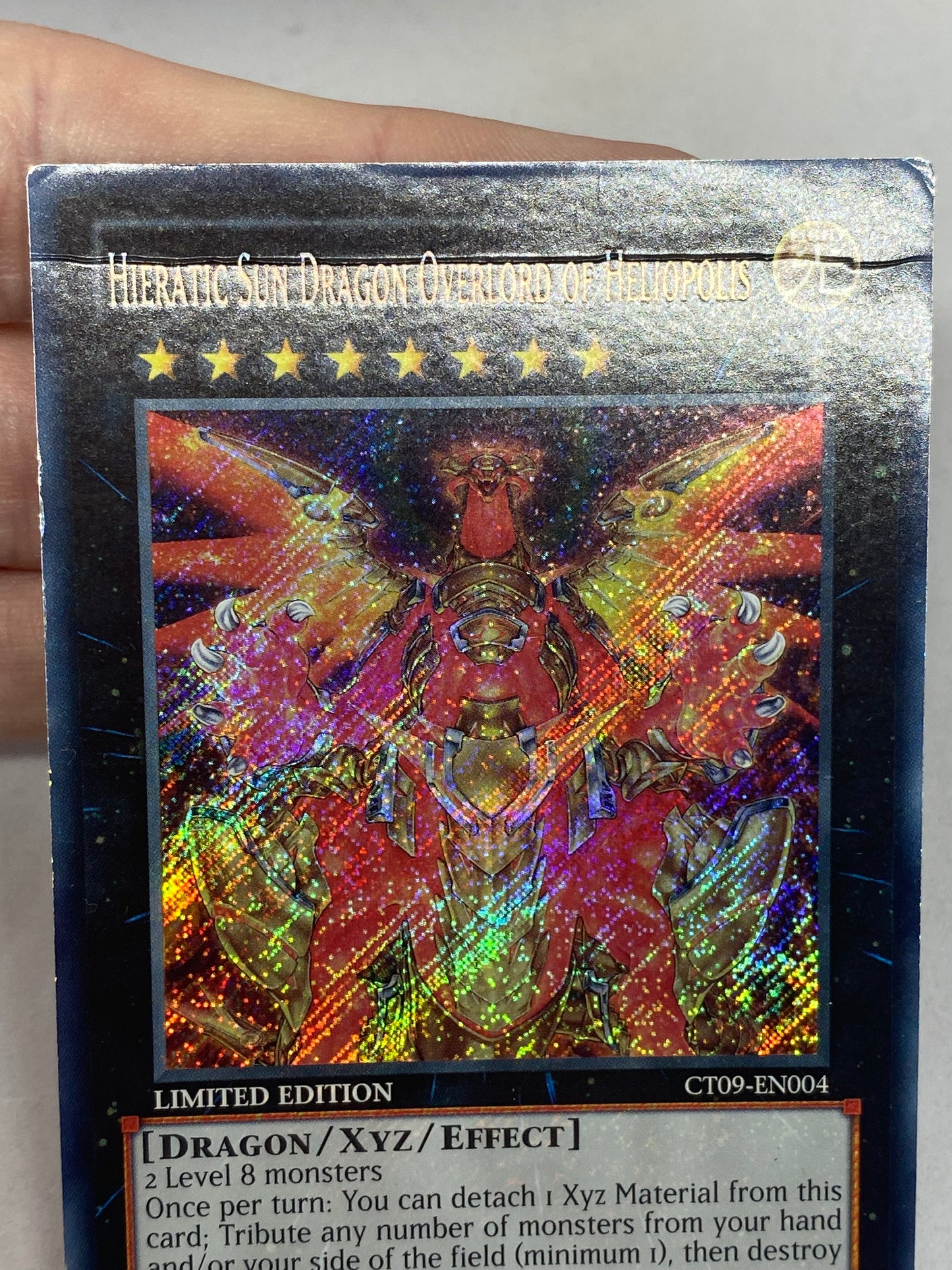Hieratic Sun Dragon Overlord Of Heliopolis CT09-EN004 Genesis TCG Hieratic Sun Dragon Overlord Of Heliopolis CT09-EN004 Genesis TCG