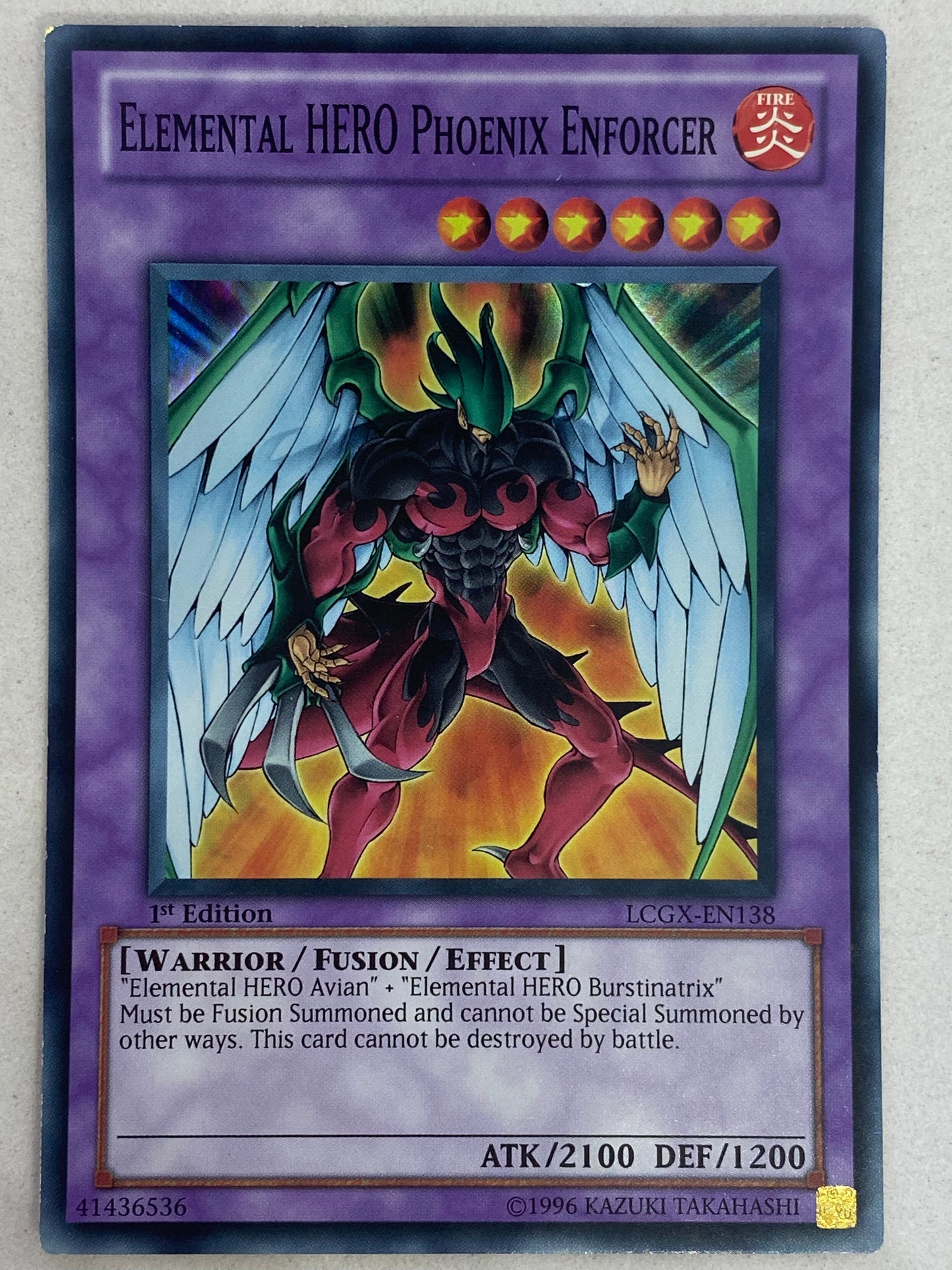 Elemental HERO Phoenix Enforcer LCGX-EN138