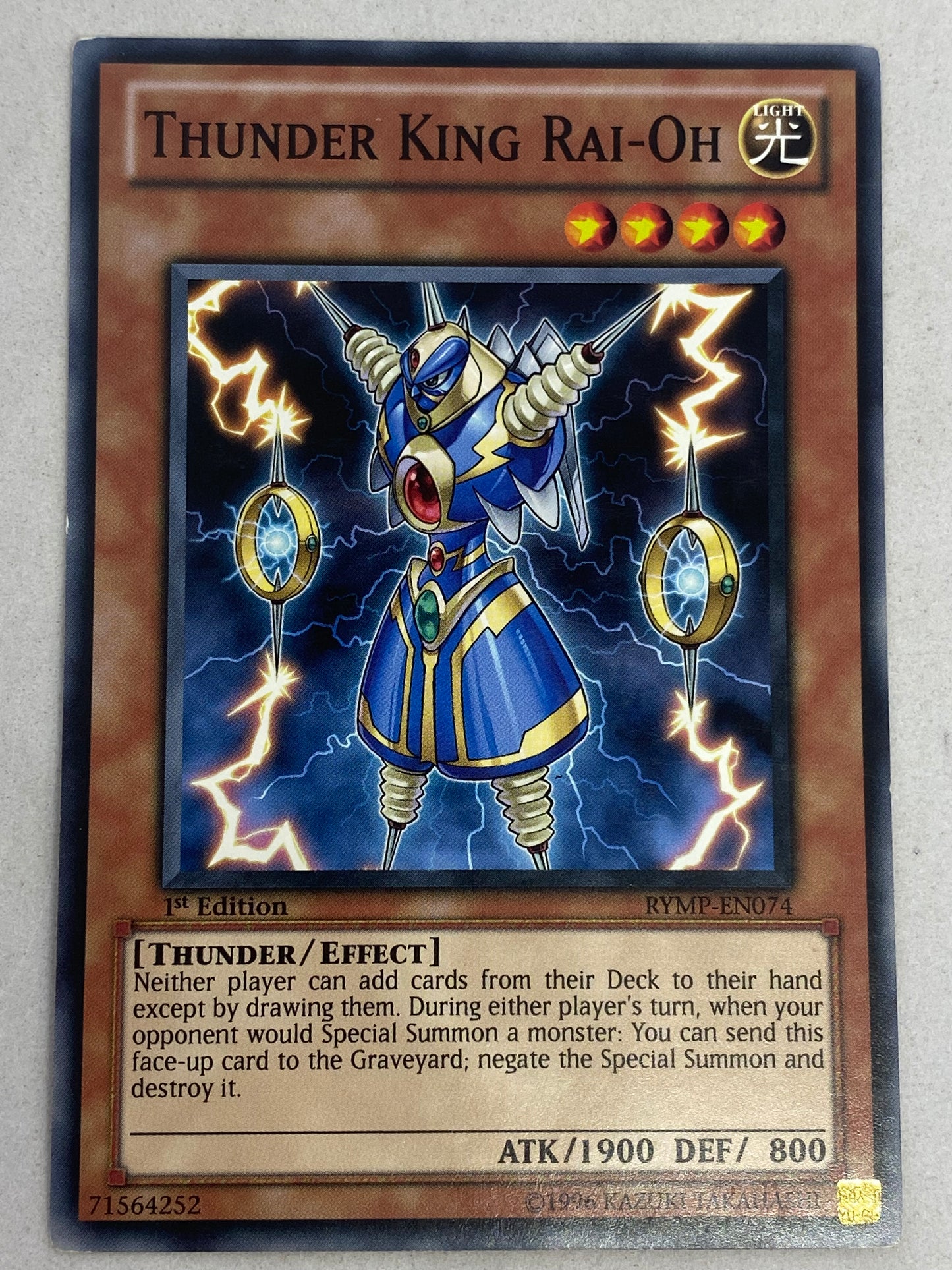 Thunder King Rai-Oh RYMP-EN074