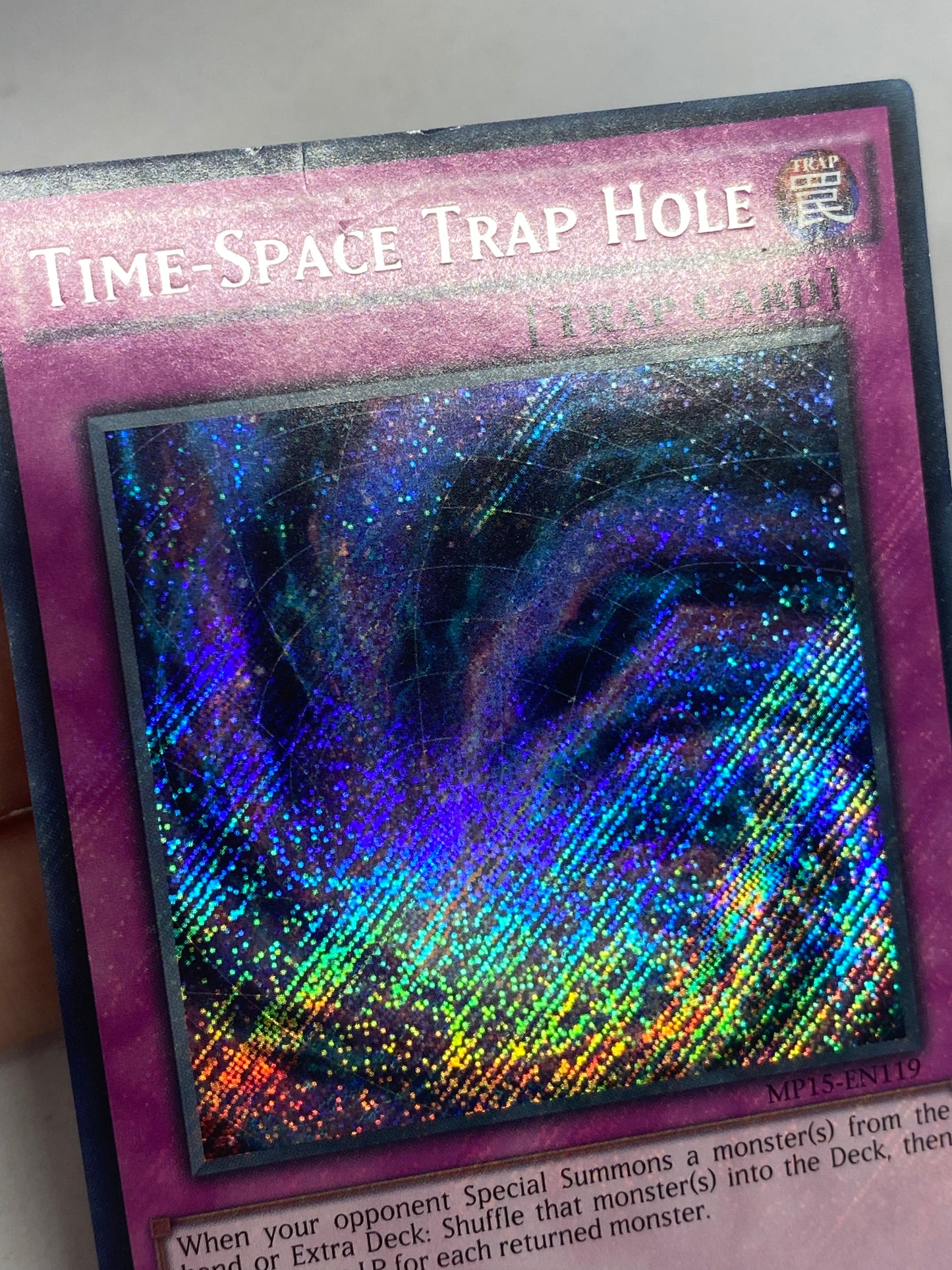 Time-Space Trap Hole MP15-EN119