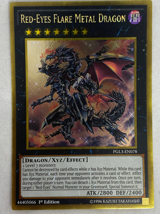 Red-Eyes Flare Metal Dragon PGL3-EN078