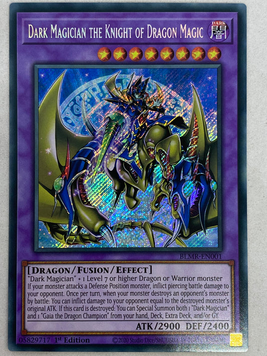 Dark Magician The Knight Of Dragon Magic BLMR-EN001