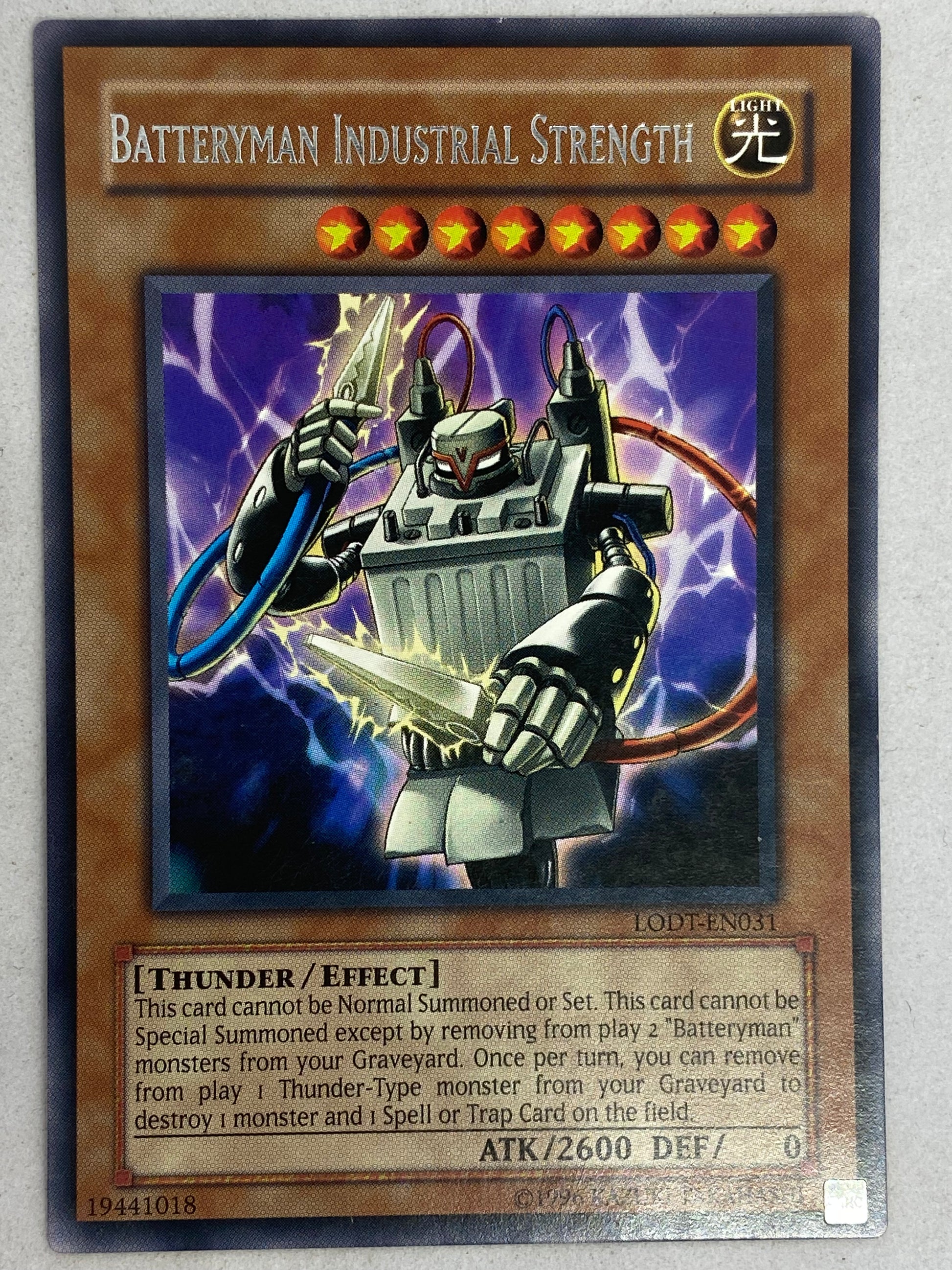 Batteryman Protection Batteryman Industrial Strength LODT-EN031 – Genesis TCG