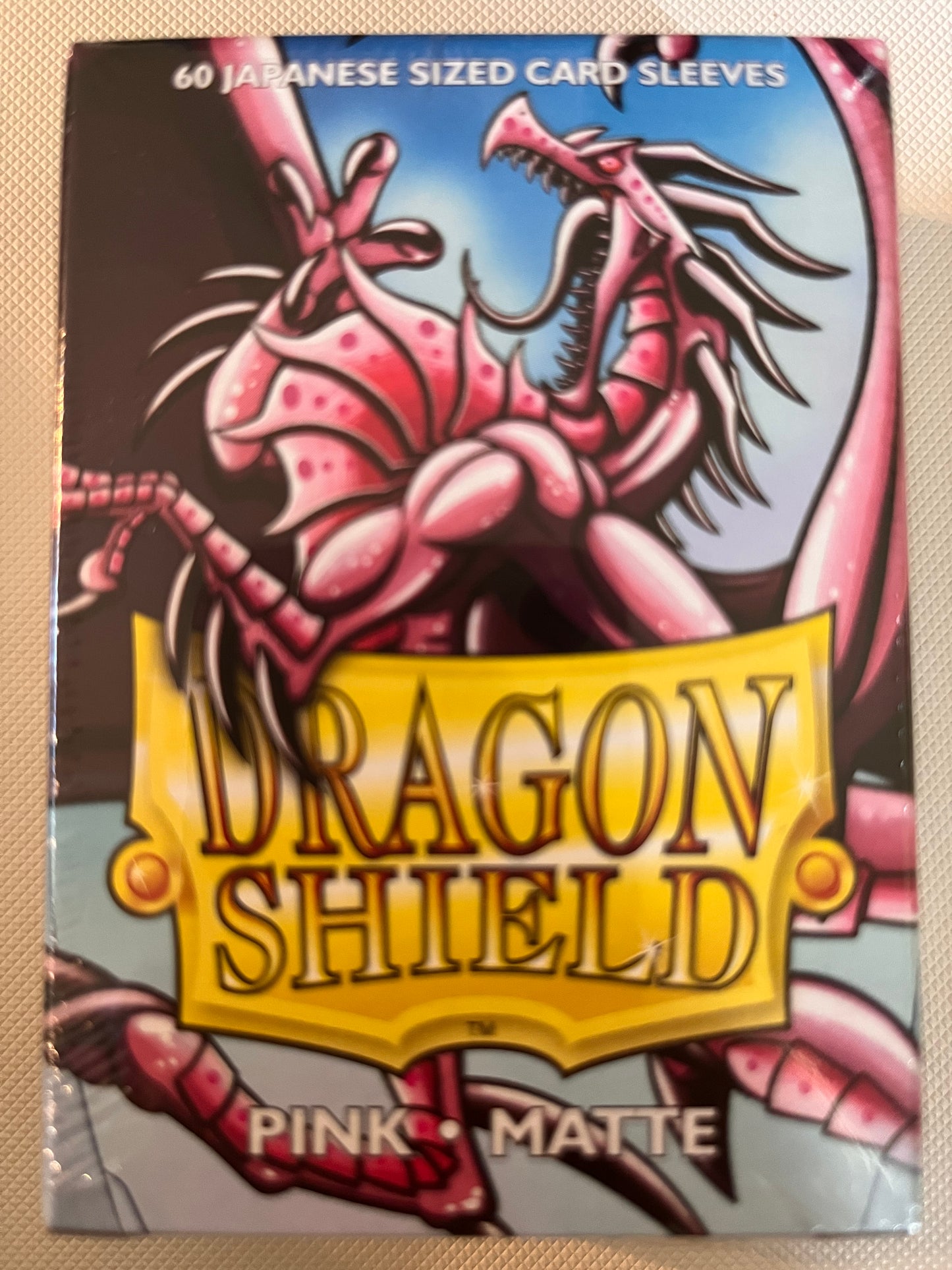 Yu-Gi-Oh! Sized, Dragon Shield Pink Sleeves