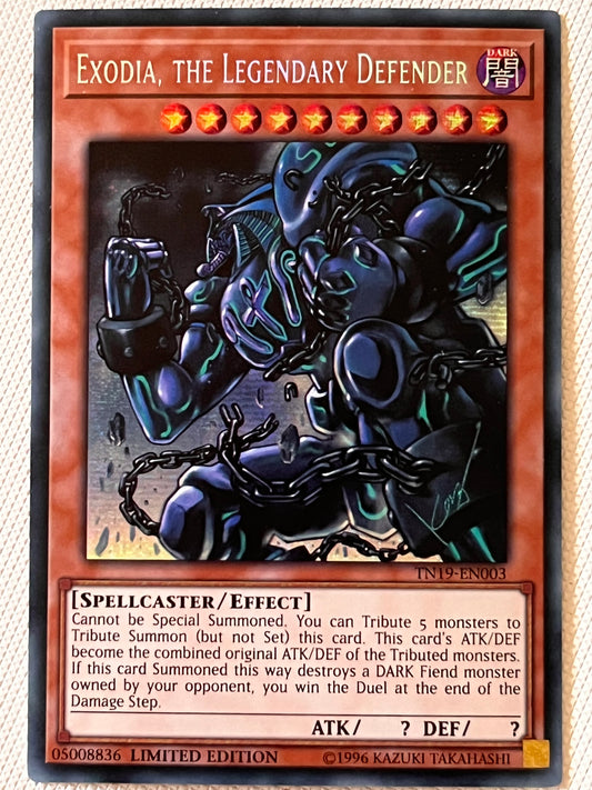 Exodia, The Legendary Defender TN19-EN003