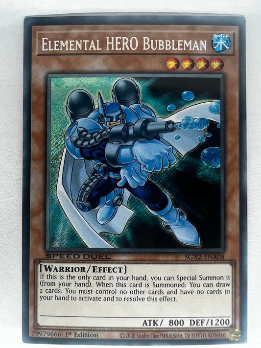 Elemental HERO Bubbleman SGX2-ENA08