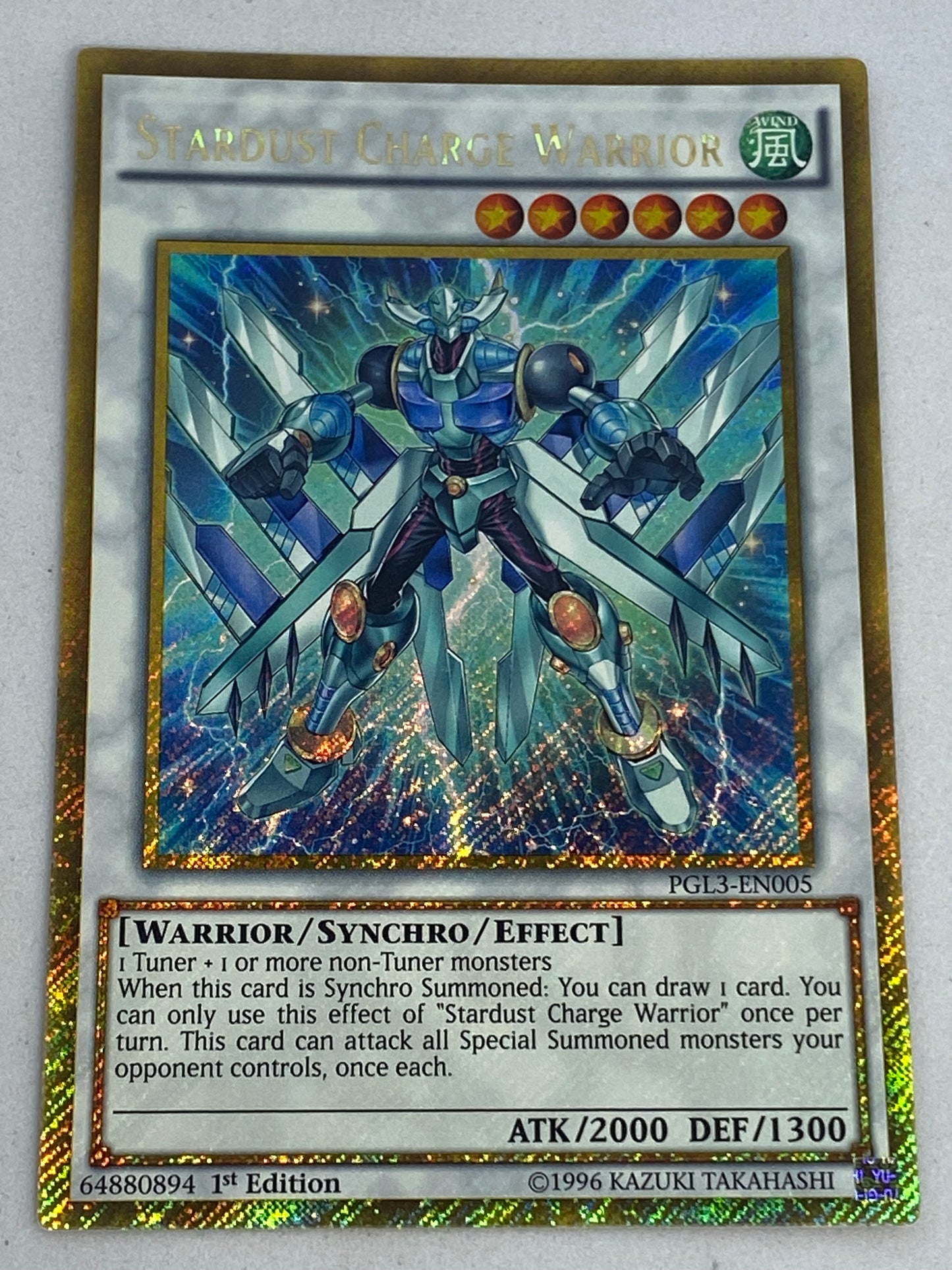 Stardust Charge Warrior PGL3-EN005
