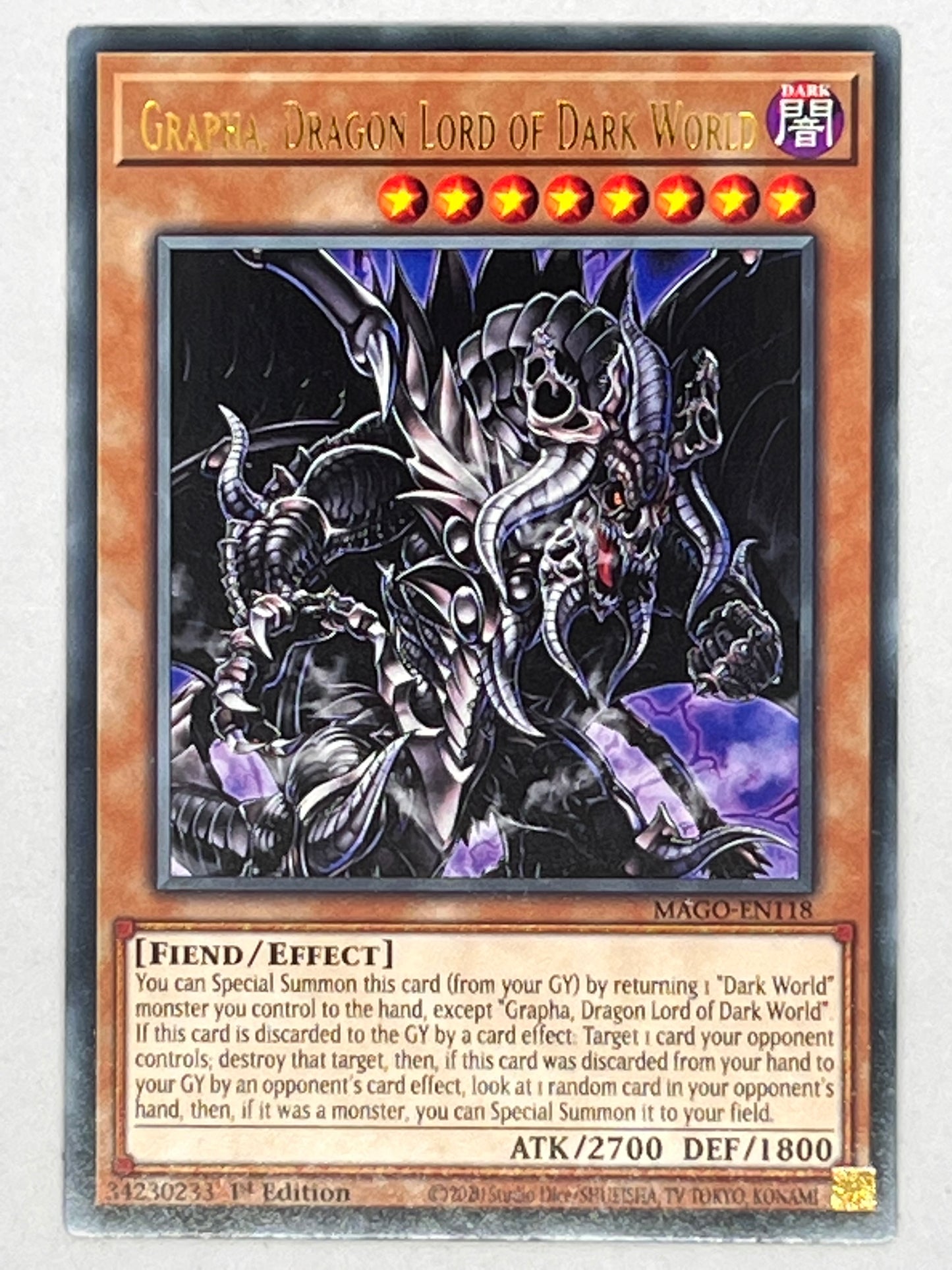 Grapha, Dragon Lord Of Dark World MAGO-EN118