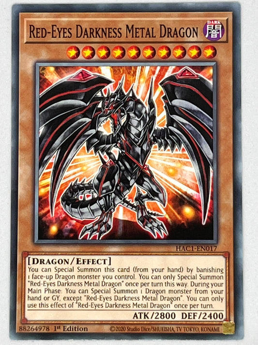 Red-Eyes Darkness Metal Dragon HAC1-EN017