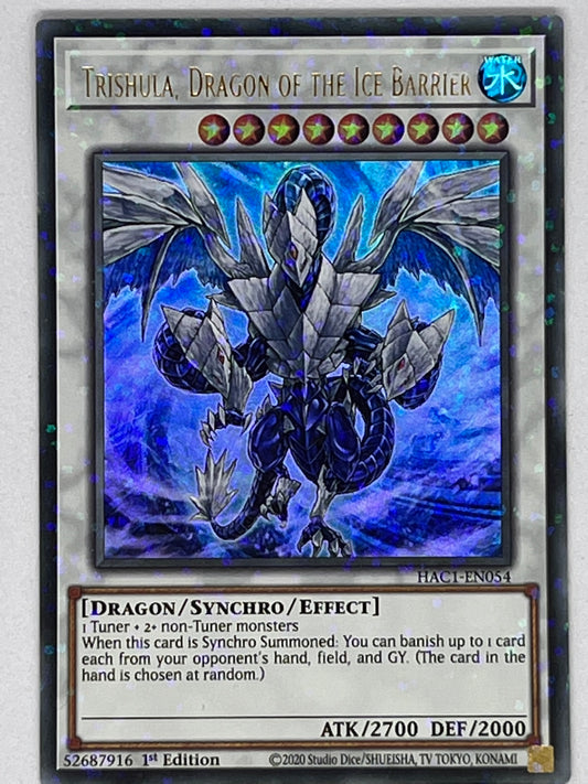 Trishula, Dragon Of The Ice Barrier HAC1-EN054