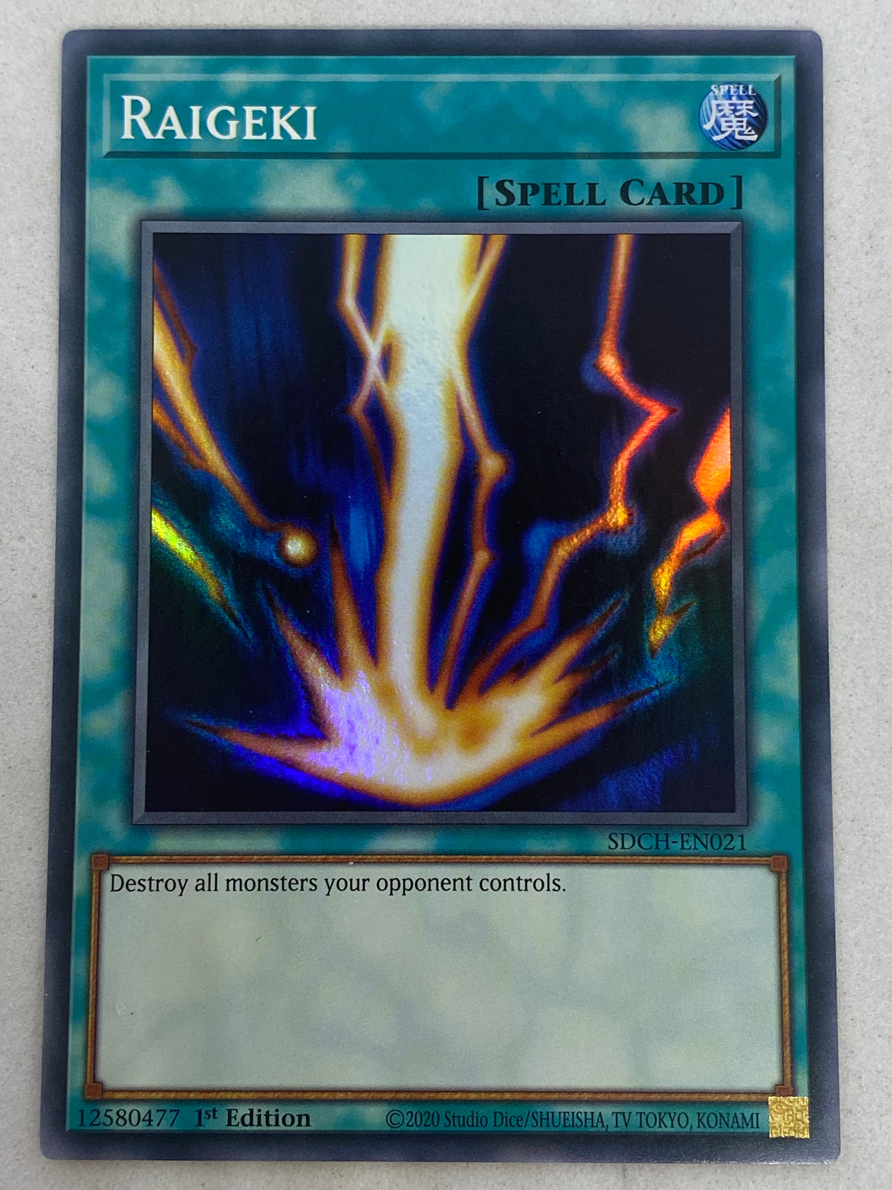 Raigeki SDCH-EN021 – Genesis TCG