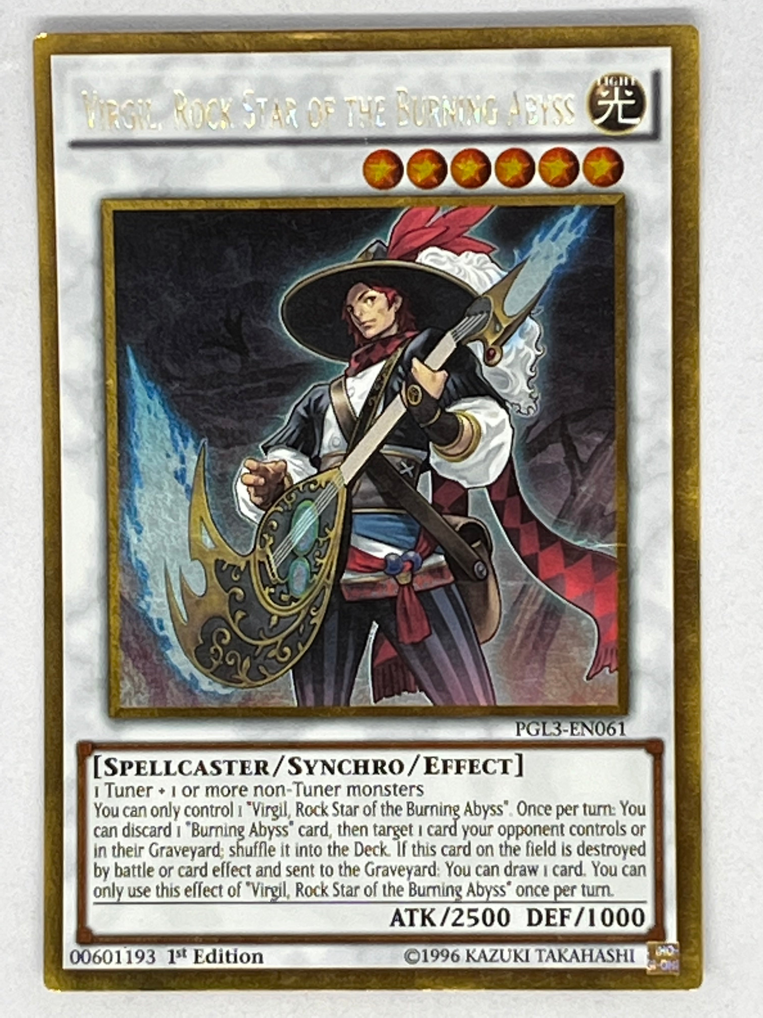 Thẻ bài Yugioh chính hãng | Virgil, Rock Star of the Burning Abyss Thẻ bài Yugioh chính hãng | Virgil, Rock Star of the Burning Abyss
