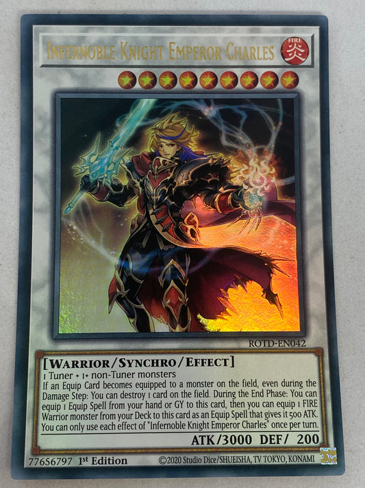 Infernoble Knight Emperor Charles ROTD-EN042