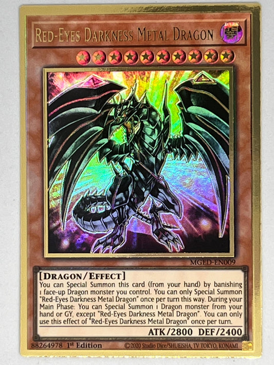 Red-Eyes Darkness Metal Dragon MGED-EN009