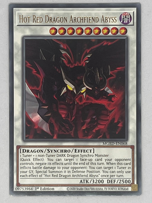 Hot Red Dragon Archfiend Abyss MGED-EN068