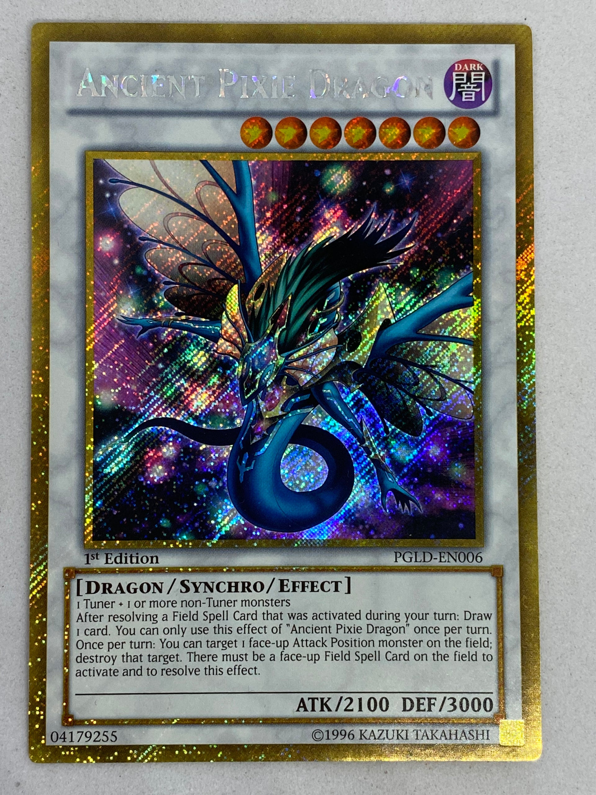 Ancient Pixie Dragon PGLD-EN006 – Genesis TCG