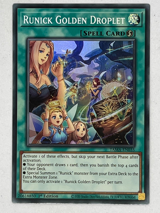 Runick Golden Droplet TAMA-EN035