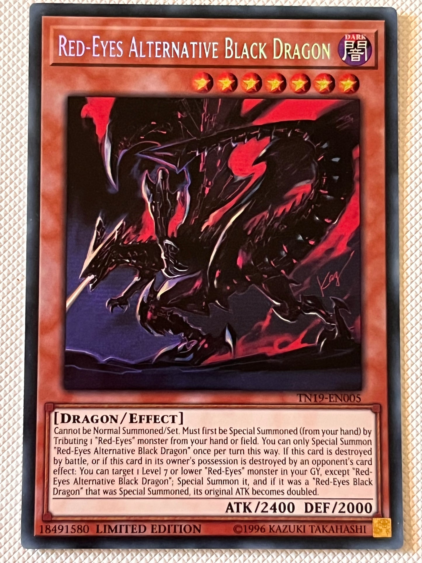 Red-Eyes Alternative Black Dragon TN19-EN005