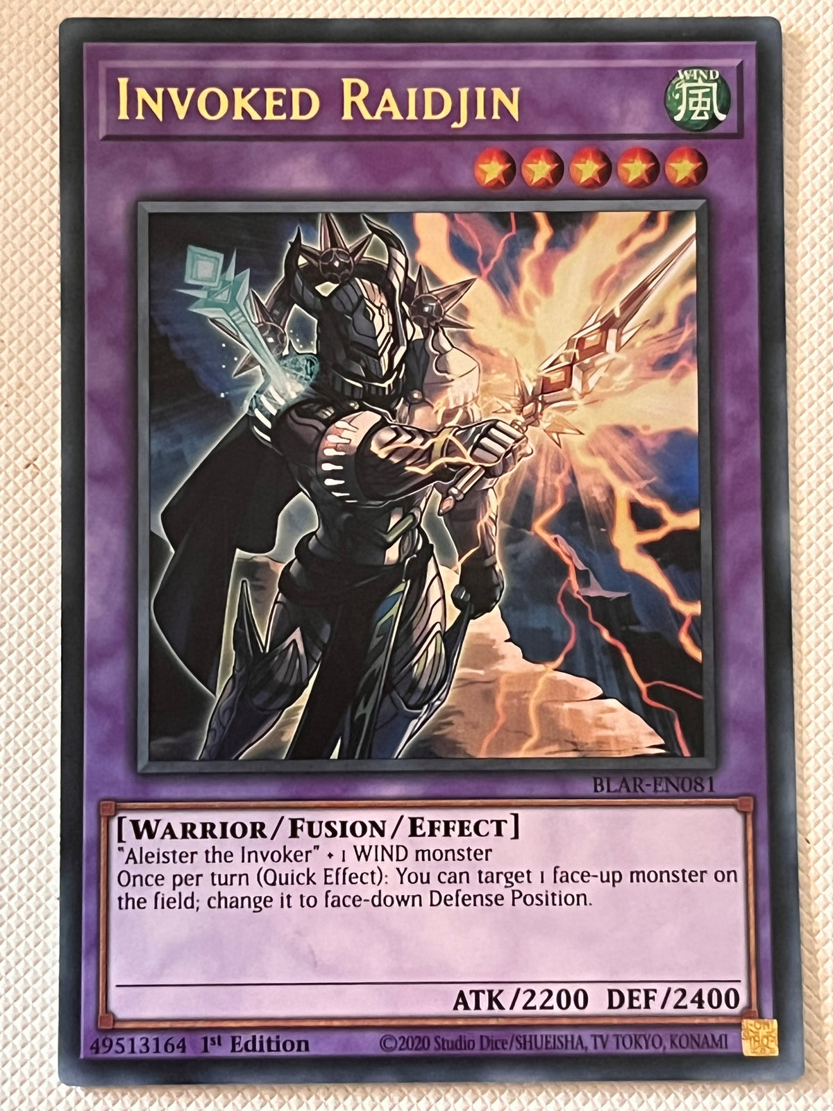 Invoked Raidjin BLAR-EN081