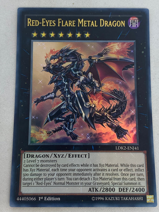 Red-Eyes Flare Metal Dragon LDK2-ENJ41