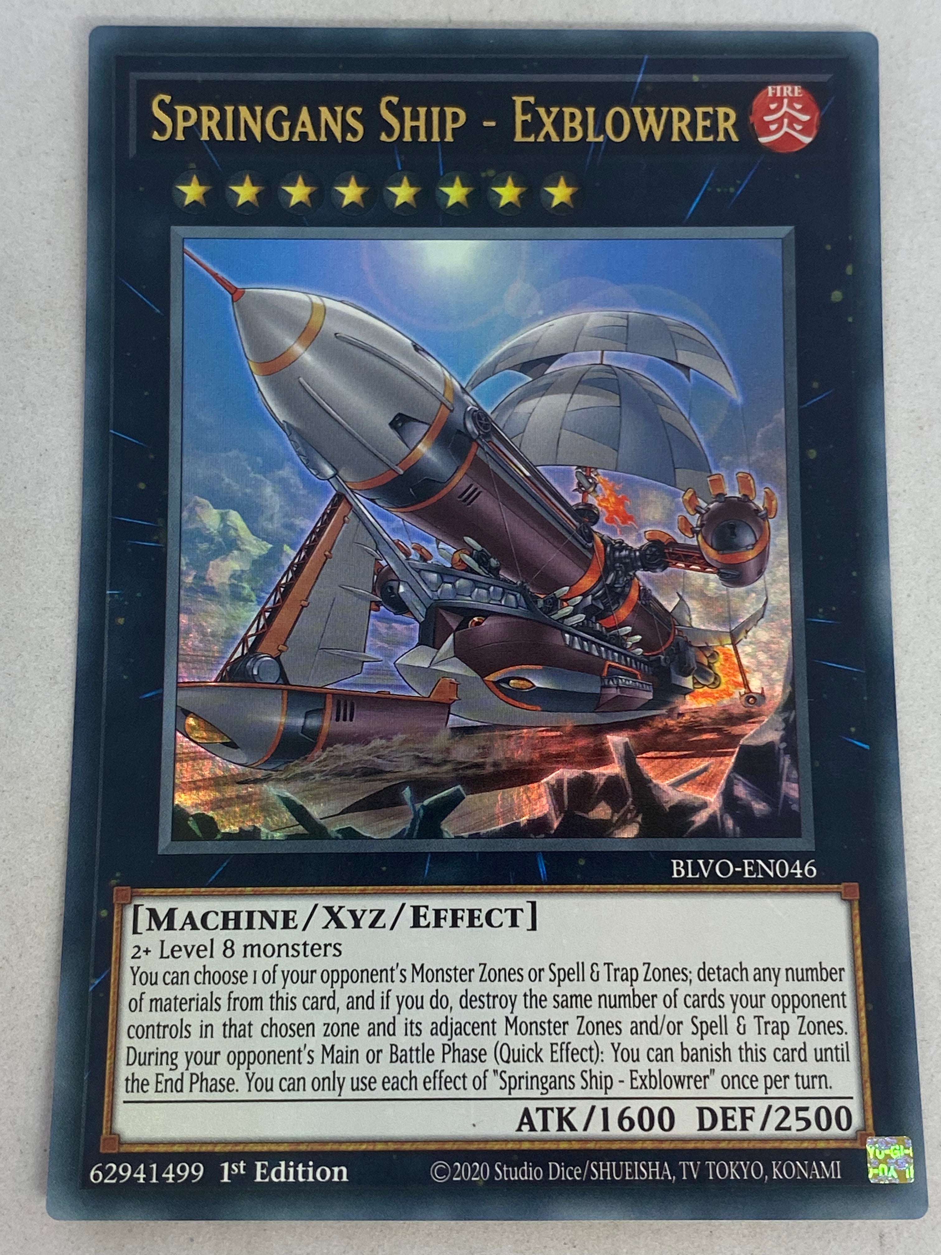 Springans Ship - Exblowrer BLVO-EN046 – Genesis TCG