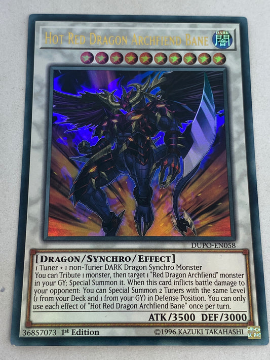 Hot Red Dragon Archfiend Bane DUPO-EN058