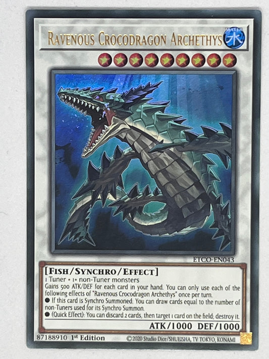 Ravenous Crocodragon Archethys ETCO-EN043