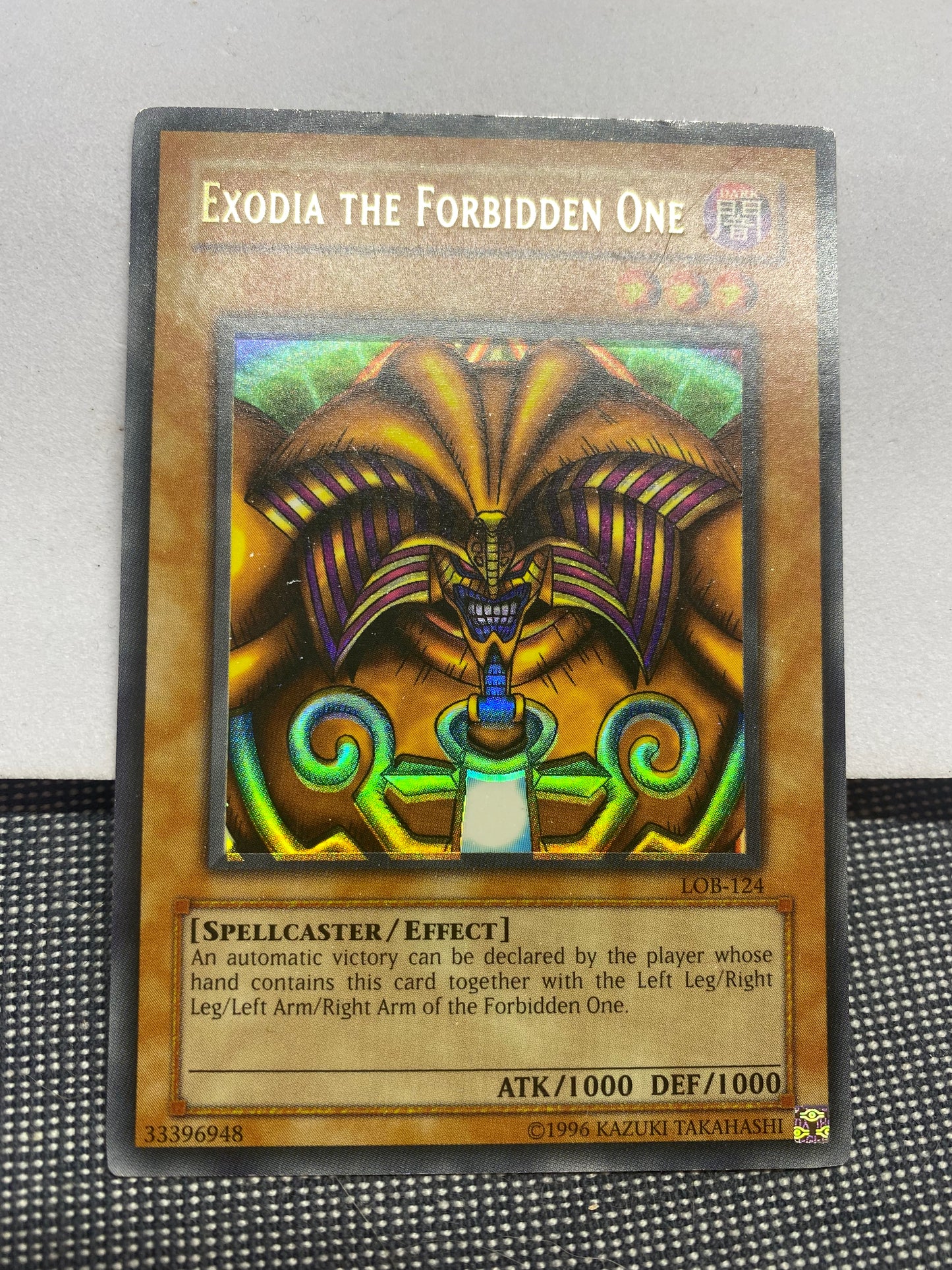 Yugioh Duel Disk Exodia The Forbidden One Complete 5-Piece Set - Ultra Rare Yugi Legendary Decks (YGLD) Mint Condition Mint/Unused Rare Collectible Credit Cards Cards Yugioh Duel Disk Exodia The Forbidden One Complete 5-Piece Set - Ultra Rare Yugi Legendary Decks (YGLD) Mint Condition Mint/Unused Rare Collectible Credit Cards Cards