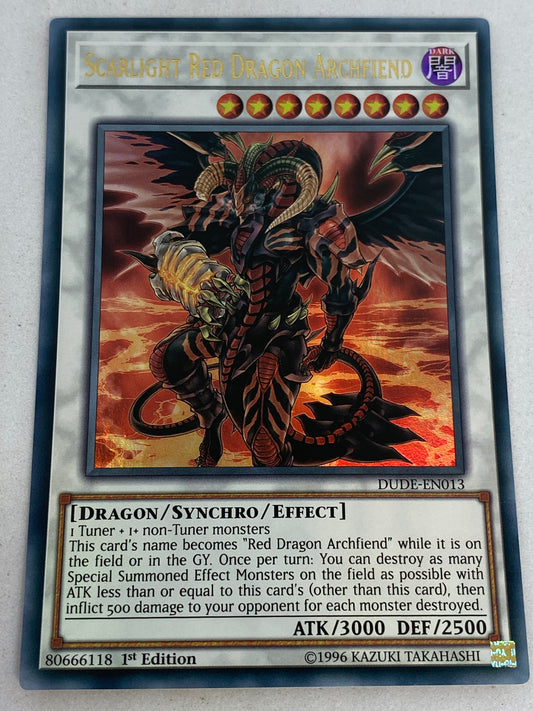 Scarlight Red Dragon Archfiend DUDE-EN013