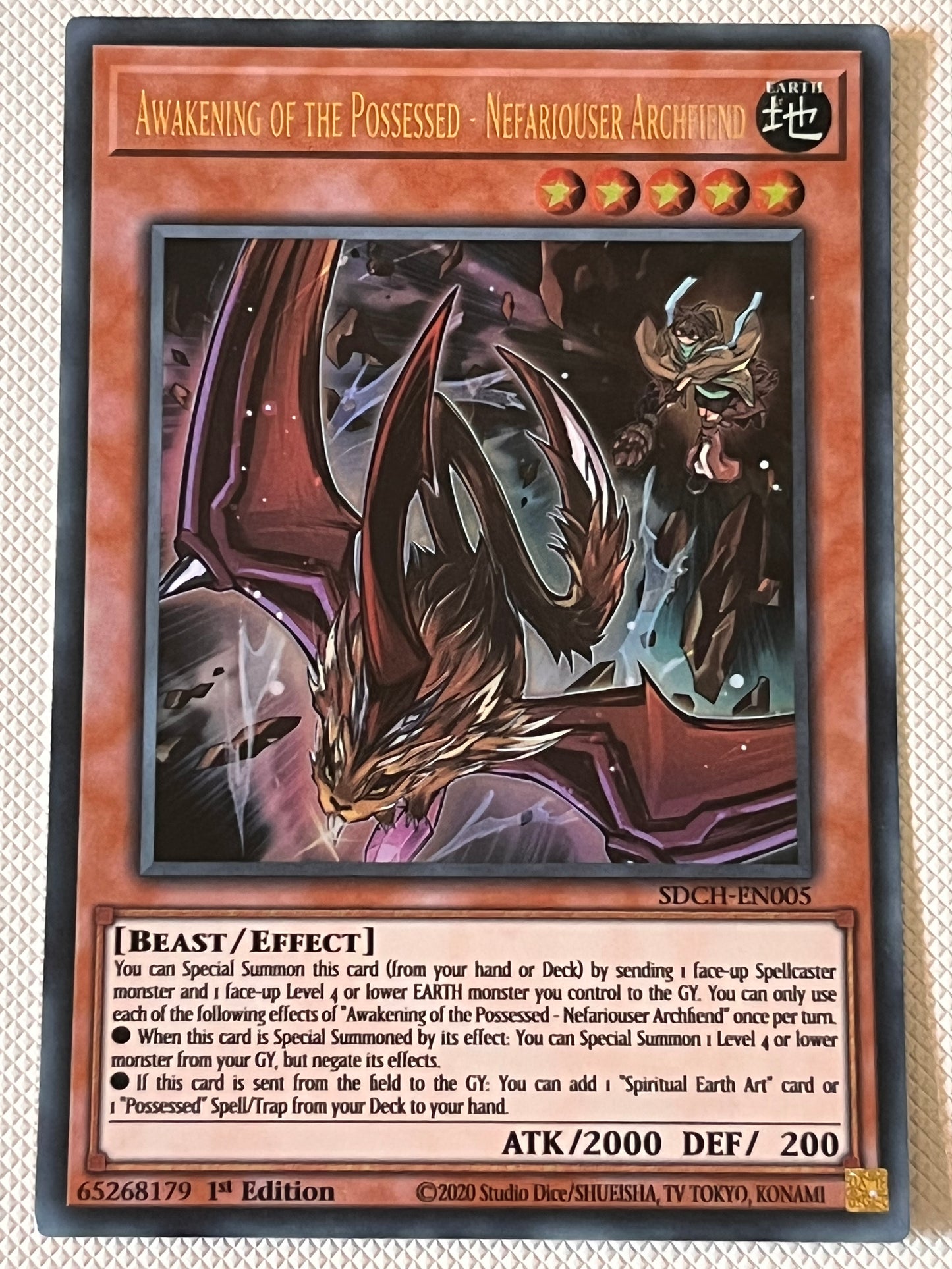 Awakening Of The Possessed - Nefariouser Archfiend SDCH-EN005