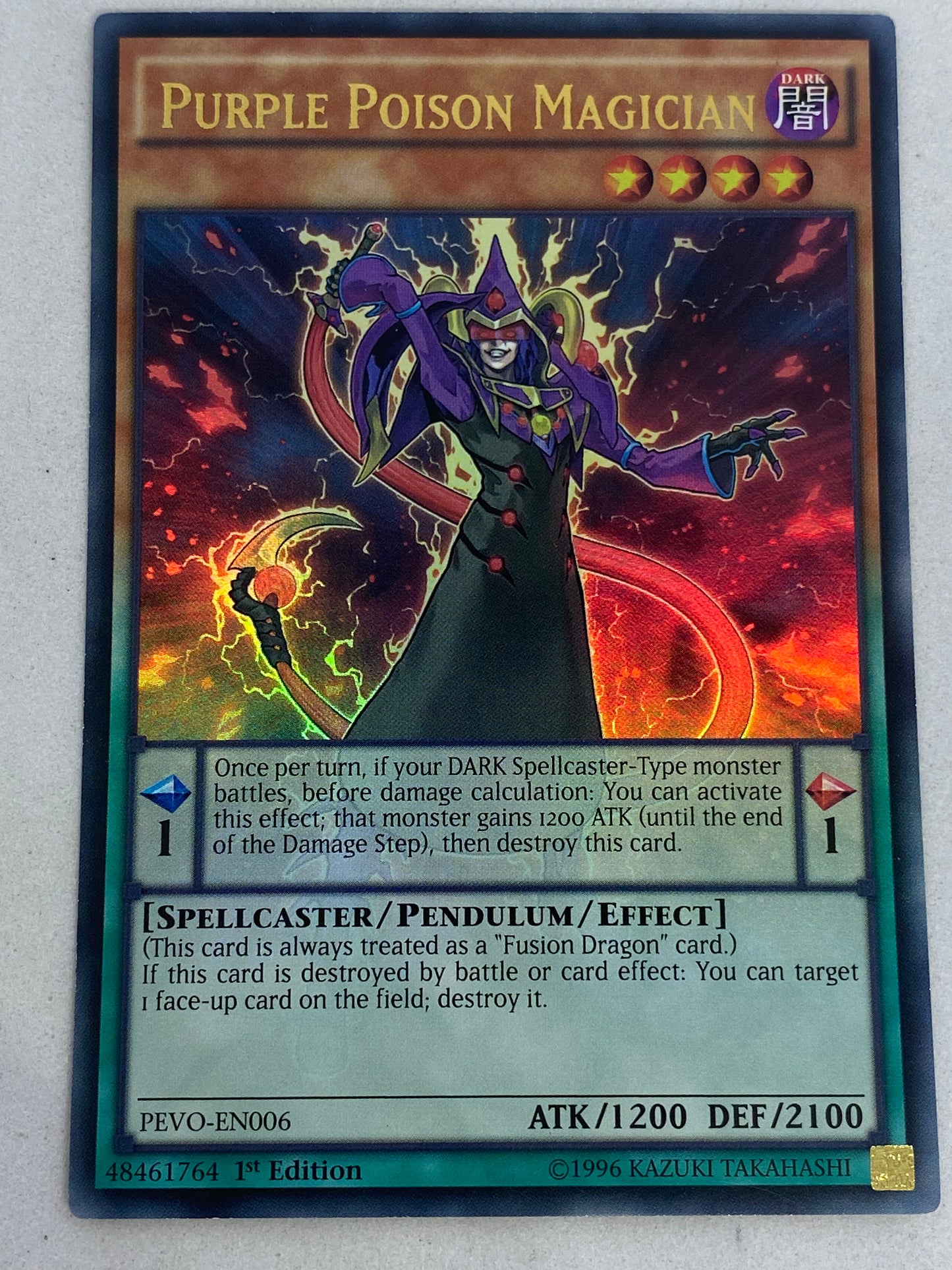 Purple Poison Magician PEVO-EN006